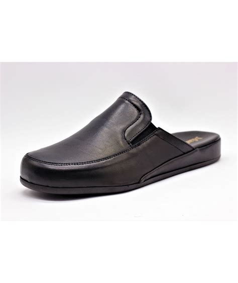 mules homme cuir luxe